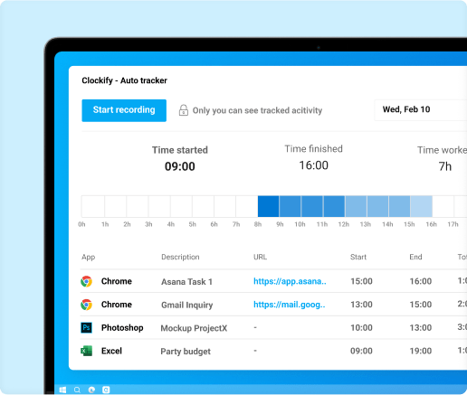 Desktop time tracking app and time tracker for Mac and Windows