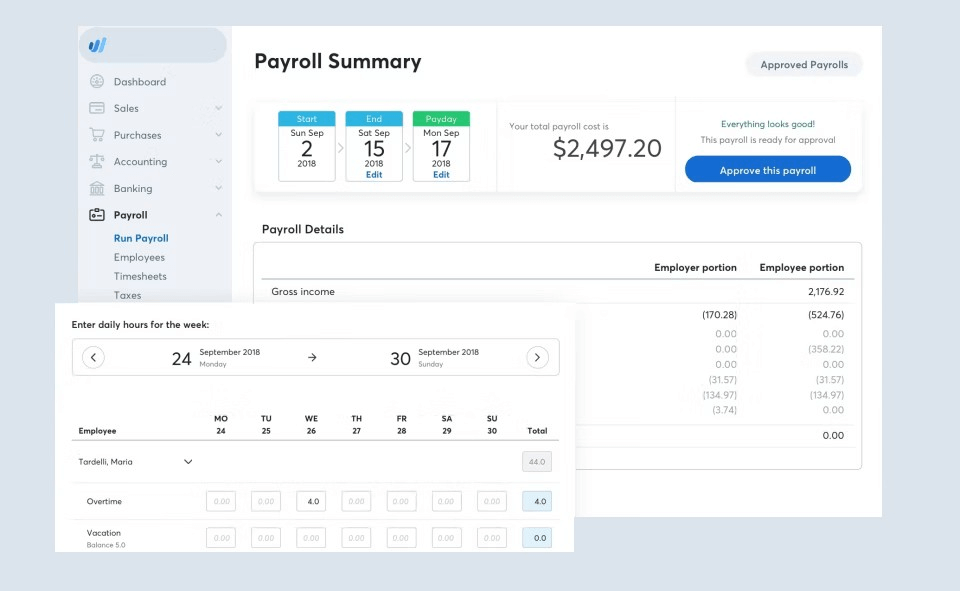 Wave - running payroll