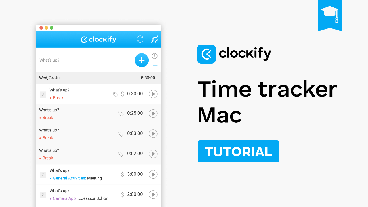 time tracking tutorial mac