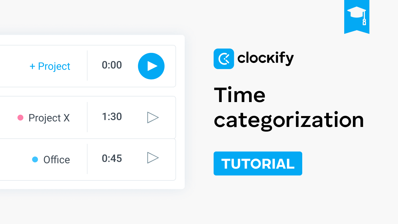 time tracking tutorial categorizing